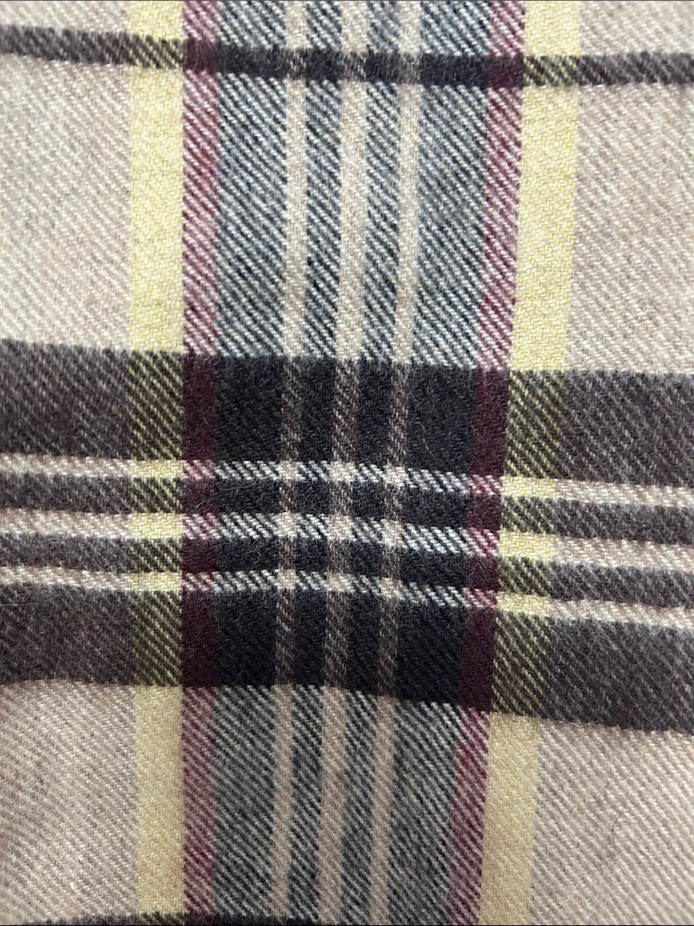 Burberry Plaid Tartan Pants in Tan and Brown